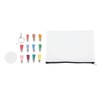 Sublimation Cosmetic Bag Blanks Set DIY Thermal Transfer Blank Cosmetic