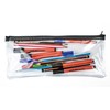 Durafile Clear Pencil case | Pack of 4 Pencil Cases