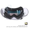 Dual Layer Anti Fog Protective Goggles with Magnet Lock for