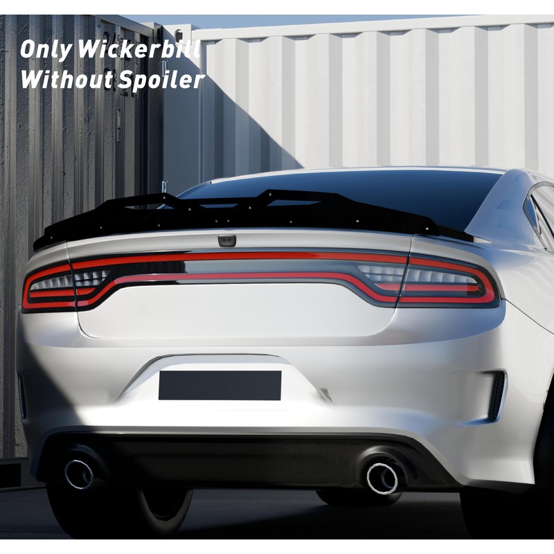 Only Wickerbill Gurney Flap Extension for Dodge Charger SRT Hellcat