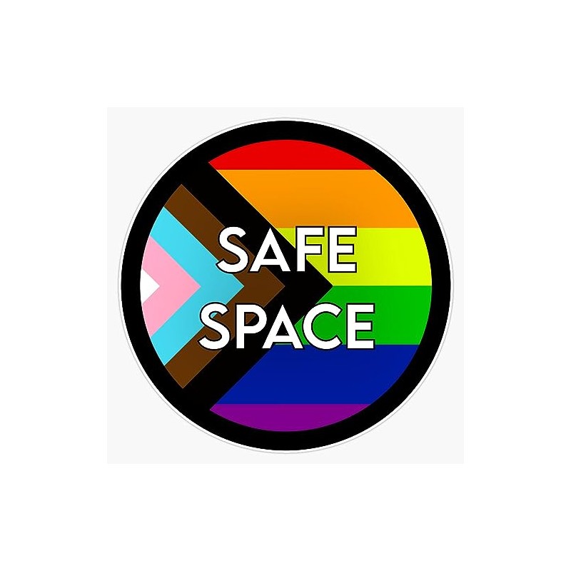 MAGNET Intersectional Safe Space Magnetic Vinyl Sticker Decal Magnet 5"