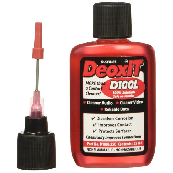 DeoxIT D100L-25C Precision Needle Applicator, More Than A Contact Cleaner,