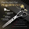 Fagaci Thinning Shears for Hair Cutting 6" Razor-Sharp, Hair Thinning