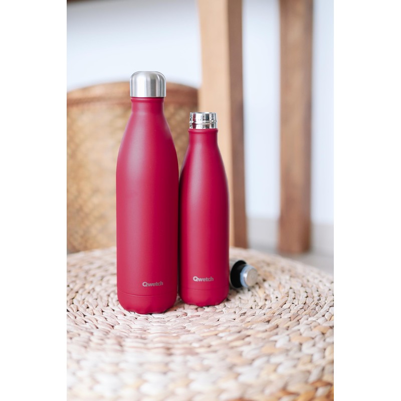 QWETCH Qwetch - Raspberry 1L Thermos Flask - Stainless Steel