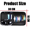 JNNJ Bag Sun Visor Organiser Leather, Car Visor CD Case,