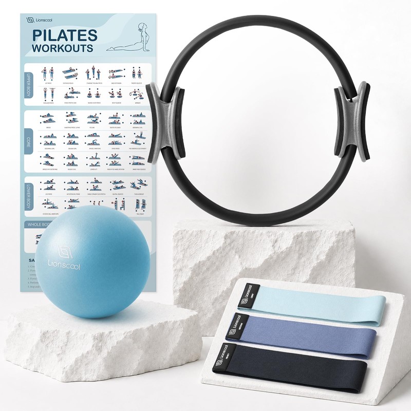 LIONSCOOL - Juego de Anillos de Pilates – Círculo mágico
