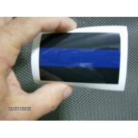 BLUE LINE Flag Police Sticker - cop officer stripe retired officer (NEW)