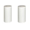 CFS – 2 Pack Polypropylene Whole House Water Filter Cartridges Compatible with CMB-510-HF, IHS12-D4 UV System Models – Removes Bad Taste & Odor – Replacement Filter Cartridge – 5 Micron – White