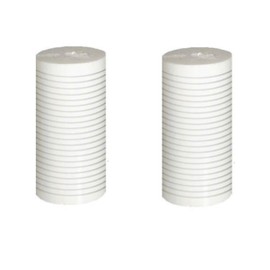 CFS – 2 Pack Polypropylene Whole House Water Filter Cartridges Compatible with CMB-510-HF, IHS12-D4 UV System Models – Removes Bad Taste & Odor – Replacement Filter Cartridge – 5 Micron – White