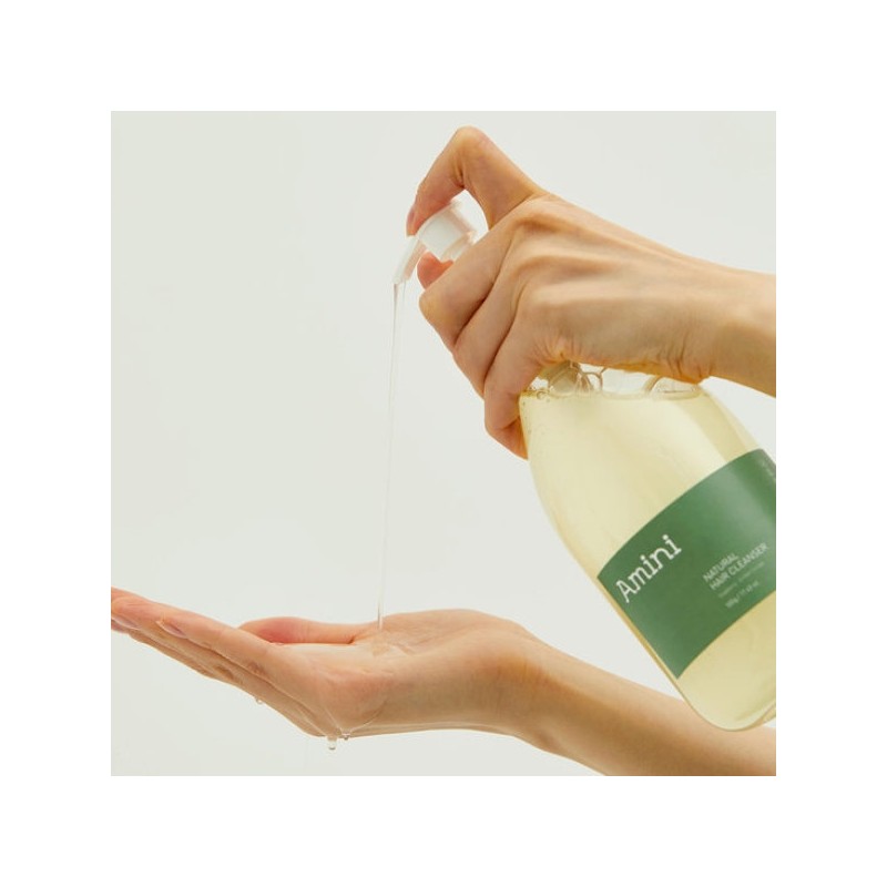 Amini All-in-One Natural Shampoo 500g x 4 (95.4% natural origin)