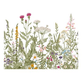 1Pc (14"X10") Plant Leaves Flowers Toilet Seat Lid Stickers PVC Sticker Removable Self-Adhesive Restroom Decor Art Decoration Toilet Lid and Tank Covers Toilet Lid Decals