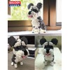 Schnauzer dog. Figure to assemble with nanoblocks. 2100 pieces.