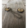 Silver Oak Branch on Bronze Brass Gold Antique Metal Buttons