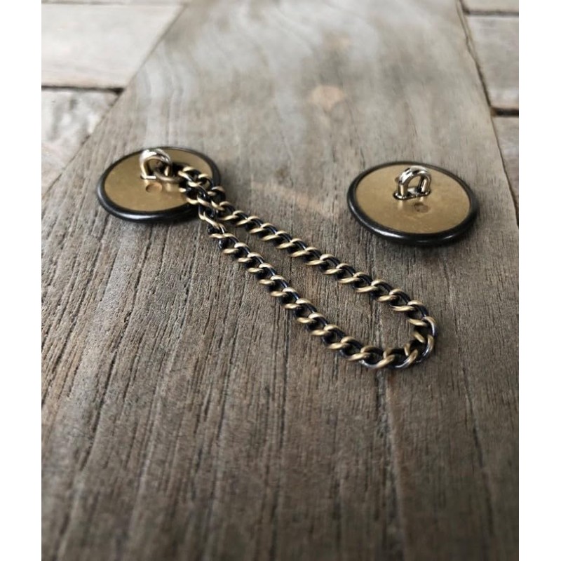 Silver Oak Branch on Bronze Brass Gold Antique Metal Buttons