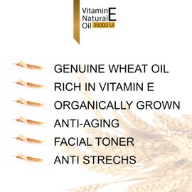 Extra Strong Vitamin E Oil 100 ml d-Alpha Tocopheryl 100% Natural Non-GMO Supplement Skin, Hair and Nail Care