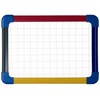 Bi-Office Laptop Board Schoolmate, Double Sided Plain/Gridded Magnetic, 4 colors