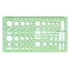 6 Pcs Plastic Measuring Templates Set Building Formwork Stencils Geometric