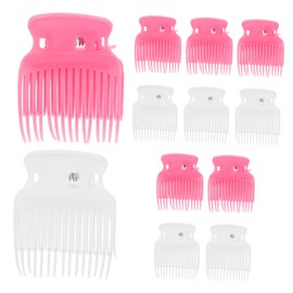 Beavorty 12pcs Hot Roller Clips for Effortless Curls Hair Curler Claw Clips for Women Safe for Travel Salon Use Versatile Styling Tool for Curling Straightening