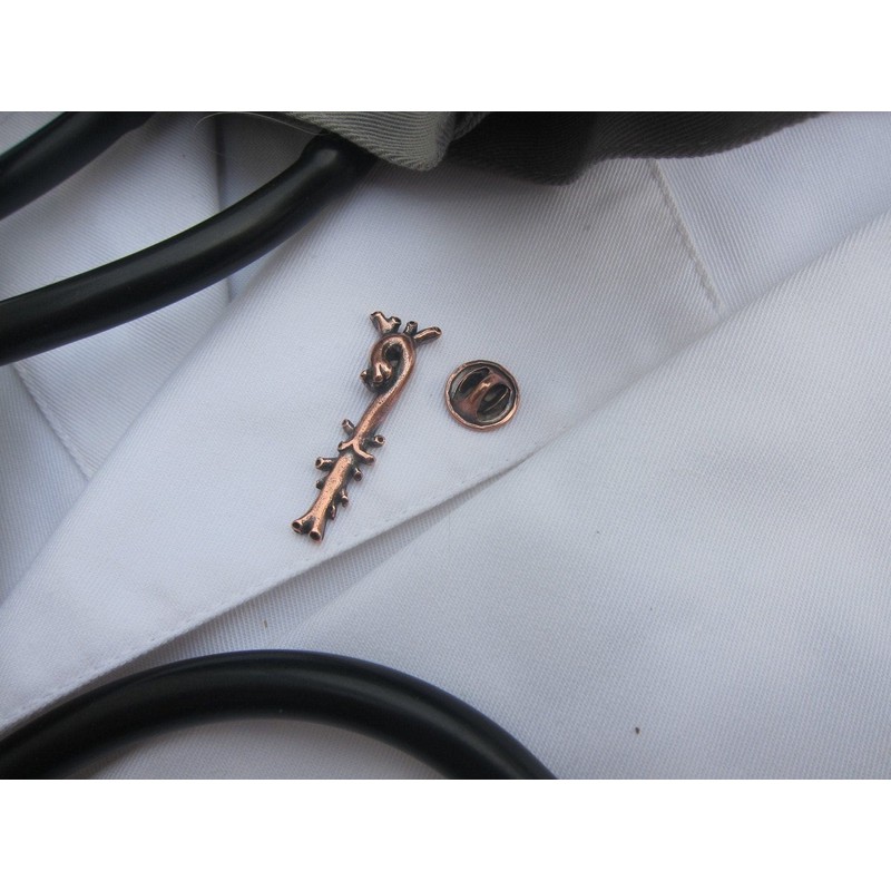 Jim Clift Design Aorta Copper Lapel Pin - 1 Count