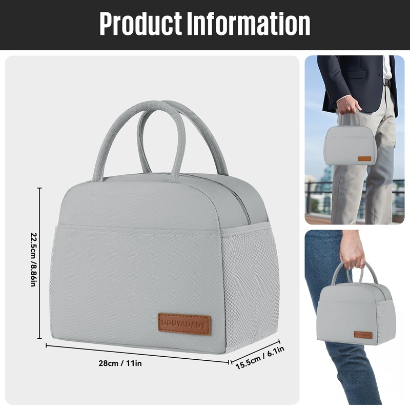 douyadady Lunch Bag&Box Women/Men Insulated&Reusable