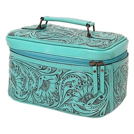American Darling Jewelry Case Hand Tooled Genuine Leather Western Women Bag | Jewelry Organizer | Jewelry Box | Jewelry Box for Women | Organizer Case | Travel Jewelry Case