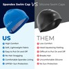 AqtivAqua Swimming Cap for Adults and Kids — Soft and