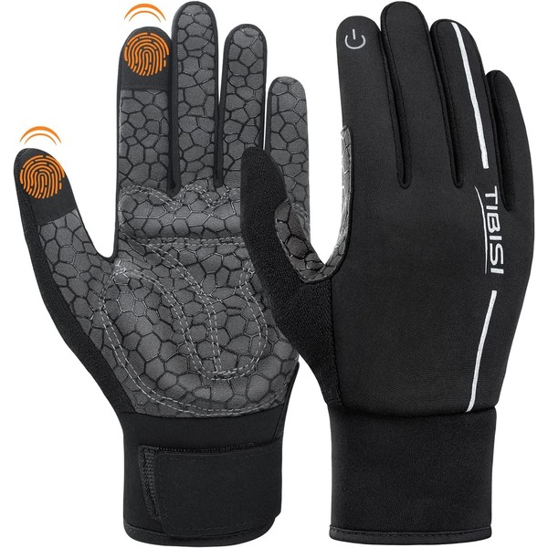 RUIXUE Winter Running Gloves Warm Lightweight, Touchscreen Gloves Grip Cycling