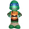 Gemmy Airblown Inflatable Big Head Leonardo w/Pumpkin Nick, 3 ft