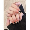 BIBII Nails Handmade False Nails, 10 Pieces, 3D Nails, Medium
