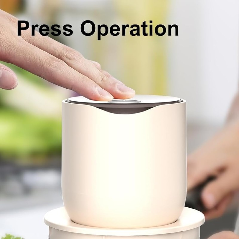 USB Charging Electric Food Processor - 600ML with 3 Additional
