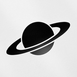 Decal Stickers of Planet Saturn Planetary Ring System 1 (Black) (Set of 2) Premium Waterproof Vinyl Decal Stickers for Laptop Smartphone Car Dirt Bike Wall Room Mason Jar - BICVER1898642BLW19Y24