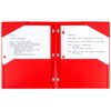 Five Star 2-Pocket Folder, Plastic Folder with Stay-Put Tabs, Fits