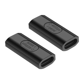 SinLoon 240W USB C 90 Degree Angle Adapter 40Gbps Type C Male to Female Extender Connector Adapter, Supports 8K Audio and Video 240W/50V Charging, Suitable for Tablets, Laptops (C-F)