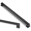 Asidrama 6 Pack 10 Inch(256mm) Matte Black Kitchen Cabinet Handles