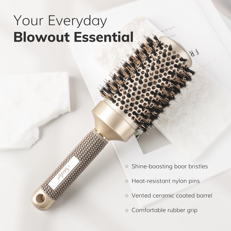 Sndyi Nano Thermal Ceramic & Ionic Tech Round Hair Brush