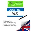 Asset Number Quality Control Labels- 250 Stickers 38mm x 22mm