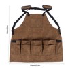 Garden MultiPocket Apron Canvas Electrician Maintenance Apron Hardware Fitting Tool