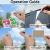 SonKu Car Windshield Stickers Applicator, Clear Window Cling Car Inspection