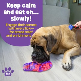 Brightkins Pup Cone Lick Mat, Food Rubber Mat and Snuffle Pet Supplies, Enrichment Puppy Pads Essentials Products, Anxiety Relief Items, Interactive Dog Toys