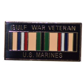 GULF WAR US MARINE CORPS U.S.M.C. LAPEL PIN OR HAT PIN - Size 1-1/8" - VETERAN OWNED BUSINESS