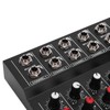 Portable Multifunctional FiveChannel Stereo Audio Sound Mixer Compact