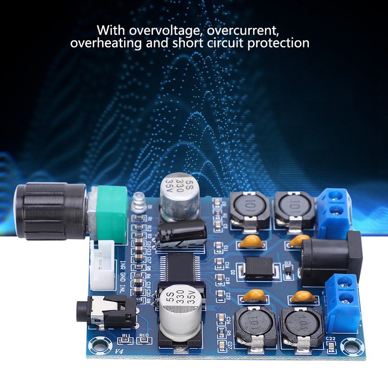 Power Amplifier Board Digital 2 Channel HD Potentiometer Module XHM312TPA3118D2