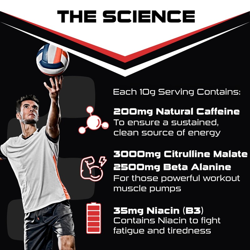 SCI-MX - Total Pre Workout - Blue Raspberry Flavour -