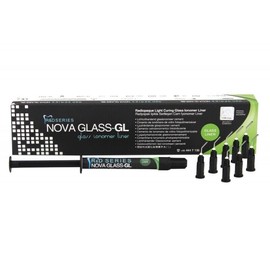 Nova Glass GL Glass Ionomer Liner Based Light-Curing 2 g Syringe