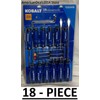 Kobalt NEW Kobalt 18-Piece Plastic Blue Handle VARIETY PACK Magnetic
