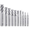 10 PCS 0.08" - 0.47" End Mills, AFUNTA 4-Flute HSS