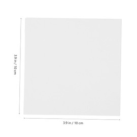 TEHAUX 400pcs Non-Sticky Memo Cube Refill Blank Note Pads Notes Paper for Office