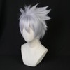 SUNXXCOS NARUTO Cosplay Wig, Heat Resistant, Wig, Costume Accessory (Kakakashi)