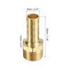 PATIKIL Straight 8mm Barb G1/4 Male Thread Hose Hook Fitting