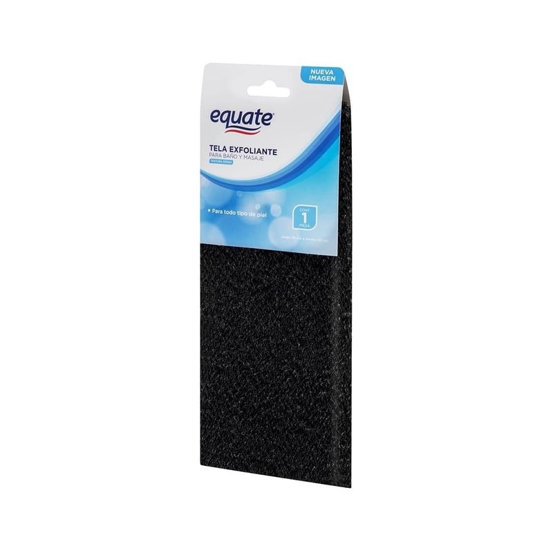 Tela exfoliante Equate para baño y masaje men 1 pza